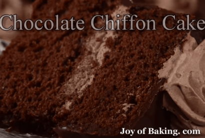 Thumbnail for What a Cake ….Chocolate Chiffon Cake