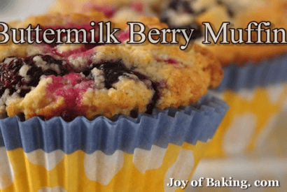 Thumbnail for A Really Great Muffin Recipe ..Buttermilk Berry Muffins