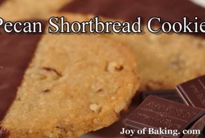Thumbnail for Lovely Crisp Pecan Shortbread Cookies