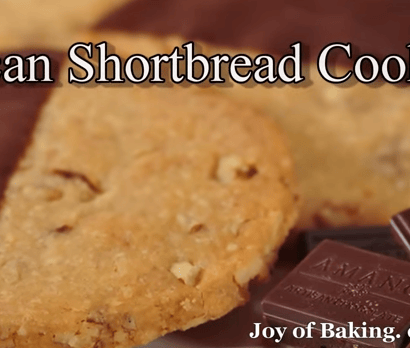 Lovely Crisp Pecan Shortbread Cookies