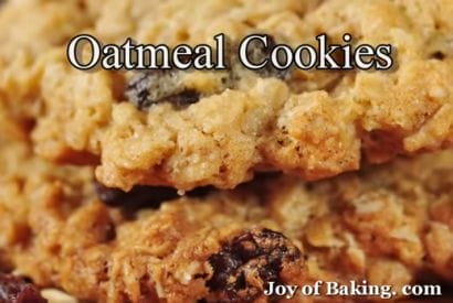 Thumbnail for Oatmeal Cookies Recipe
