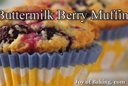 Thumbnail for Yummy Buttermilk Berry Muffins