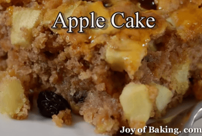 Thumbnail for Yummy Apple Cake By Joyofbaking.com
