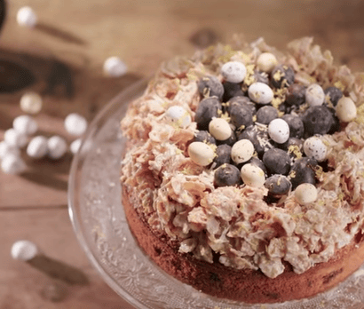 Lemon & Blueberry Easter Cake