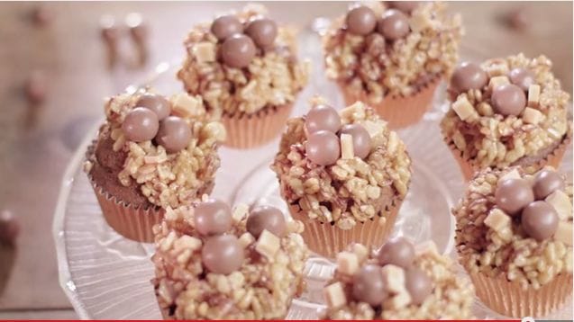 Sticky Toffee Easter Cupcakes