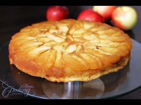 What An Amazing Looking Apple Cake Recipe For This Upside Down Cake