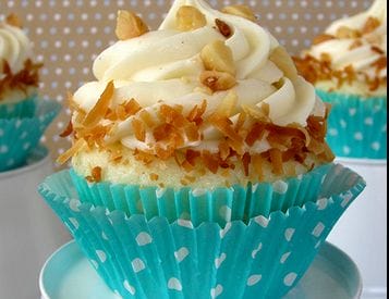Thumbnail for Divine White Chocolate Coconut Cupcakes With Soft White Chocolate Frosting.. They Are A Dream