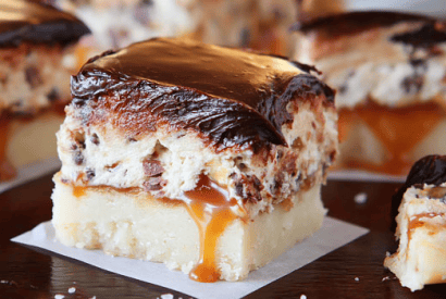 Thumbnail for Amazing Looking Cookie Dough Billionaire Bars