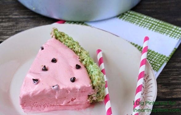 This Is One Of Those Unusual Dessert Recipes ..A Creamy Cool Watermelon Dessert