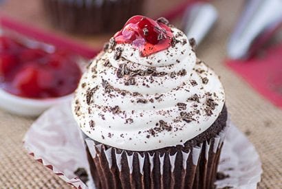 Thumbnail for A Great Black Forest Cake Recipe Are These Delightful Cupcakes