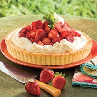 Strawberry-Orange Shortcake Tart ..A Delightful Strawberry Shortcake Recipe