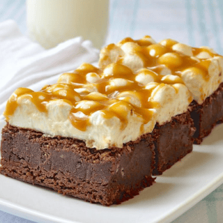 Wonderful Homemade Brownies Are These Caramel Marshmallow Variety