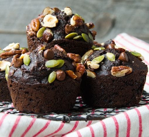 Fantastic Muffin Recipe ..Whole Wheat Chocolate Beet Muffins