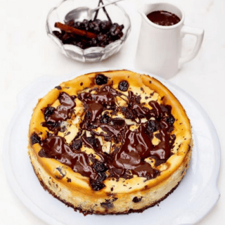 The Best Cherry & Chocolate Cheesecake Recipe Ever