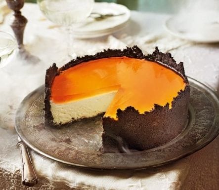 The Best Cheesecake Recipe Ever,This Orange cheesecake With Oreo Crust And Aperol Spritz