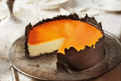 Thumbnail for The Best Cheesecake Recipe Ever,This Orange Cheesecake With Oreo Crust And Aperol Spritz
