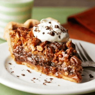 Not Just Any Chocolate Pie But A Pecan And Chocolate Millionaire's Pie