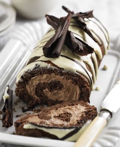 Wow! Triple Chocolate Roulade Is One Of Those Amazing Chocolate Desserts To Try