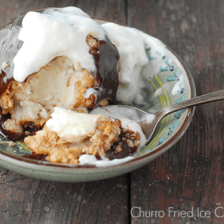What A Dessert Is This Fantastic Churro Fried Ice Cream