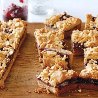 Even Children Can Help Make These Peanut Butter And Jelly Bars