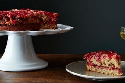 Thumbnail for A Wonderful Sponge Cake Recipe For This Cranberry Ginger Upside-Down Cake