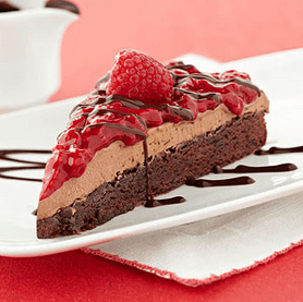 Raspberry Mocha Ice Cream Brownie Cake That Is Diabetic Friendly