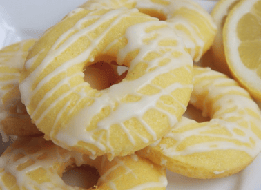 Thumbnail for Deliciously Looking Baked Lemon Cake Donuts