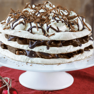 Chocolate Almond Meringue Gateau ..One Of Those Great Chocolate Cakes