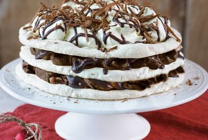 Thumbnail for Chocolate Almond Meringue Gateau ..One Of Those Great Chocolate Cakes