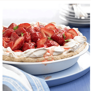 Love A Strawberry Pie This Summer ? Here Is A Strawberry Meringue pie Version