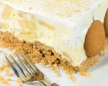 Thumbnail for What A Cool Banana Cake, This Cookie Crusted Banana Freezer Cake Is