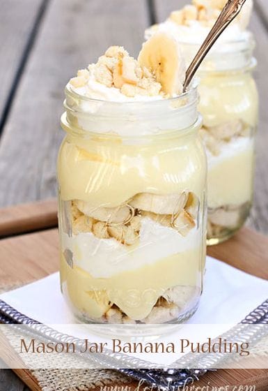 A Great Homemade Banana Pudding Recipe For These Mason Jar Puddings