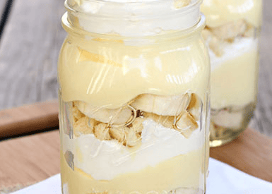 Thumbnail for A Great Homemade Banana Pudding Recipe For These Mason Jar Puddings