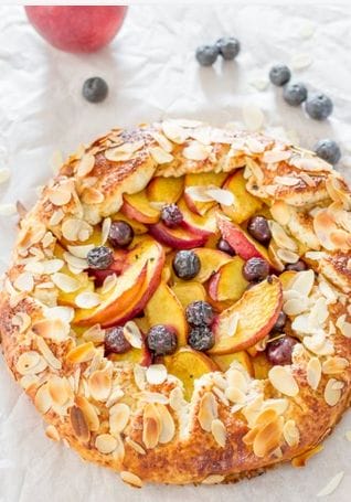 Wow! Look At This Peach & Blueberry Galette Recipe