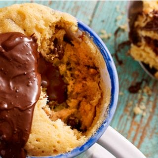 Why Not Try These Chocolate Chip Muffins In This Peanut Butter & Chocolate Chip Mug Cake Recipe