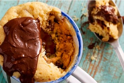 Thumbnail for Why Not Try These Chocolate Chip Muffins In This Peanut Butter & Chocolate Chip Mug Cake Recipe