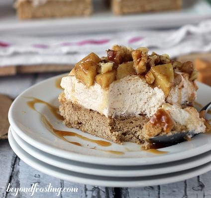 Wonderful Maple Apple Pie Cheesecake Bars