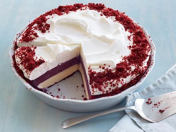 A Blueberry Pie Recipe With A Difference For The 4th of July ...Red Velvet-Blueberry Ice Cream Pie