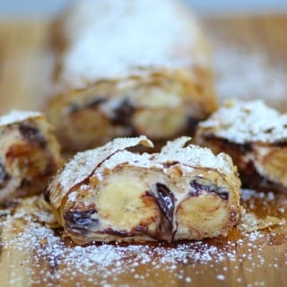 A Really Yummy Chocolate Banana Strudel Recipe