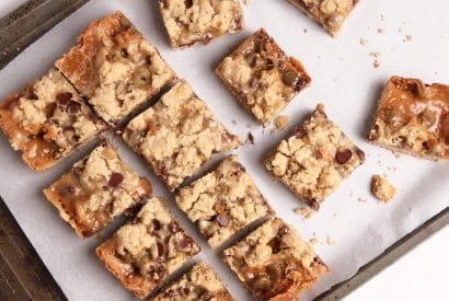 Thumbnail for This Wonderful Oatmeal Recipe …Caramel Chocolate Oatmeal Bars