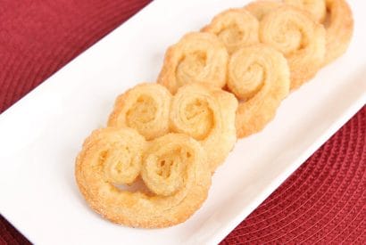 Thumbnail for Homemade Delicious Palmiers Cookies Made With Traditional Puff Pastry