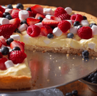 Why Not Share A Patriotic Fruit Dessert Pizza