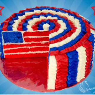 A Wonderful Sponge Cake Recipe For This American Flag Cake For The 4th Of July Dessert