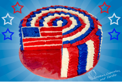 Thumbnail for A Wonderful Sponge Cake Recipe For This American Flag Cake For The 4th Of July Dessert