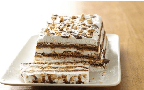 Look At This S’mores Ice Box Cake.. Yummy