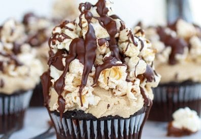 Thumbnail for Wow! Look at This Brown Butter Vanilla Bean Popcorn Chocolate Cupcake Recipe