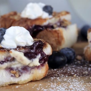 How To Make Grilled Blueberry Cheesecake