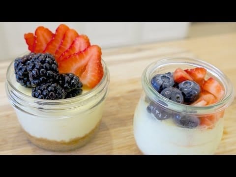 I Love These Simple Mason Jar Cheesecake Recipe, Great for the Weekend