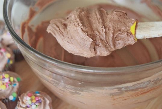 How To Make Perfect Whipped Chocolate Buttercream Frosting