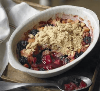 A Wonderful Blackberry & Apple Crumble